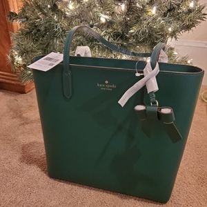 Beautiful Deep Jade green Kate Spade shoulder bag tote